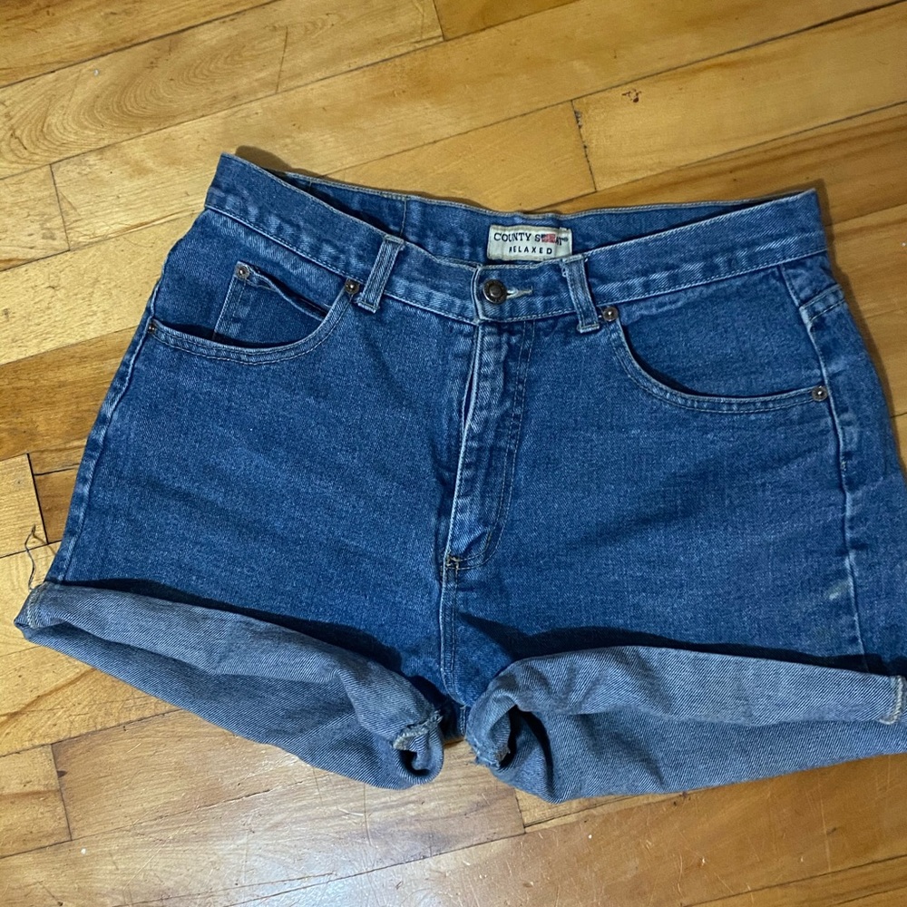 Jean short boyfriend/mom style like a jean